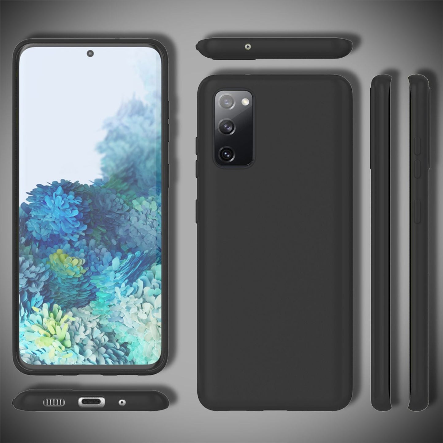 NALIA Neon Hülle Strahlende Neonfarben - TPU Material, Kompatibel Galaxy S20 FE, Dünn