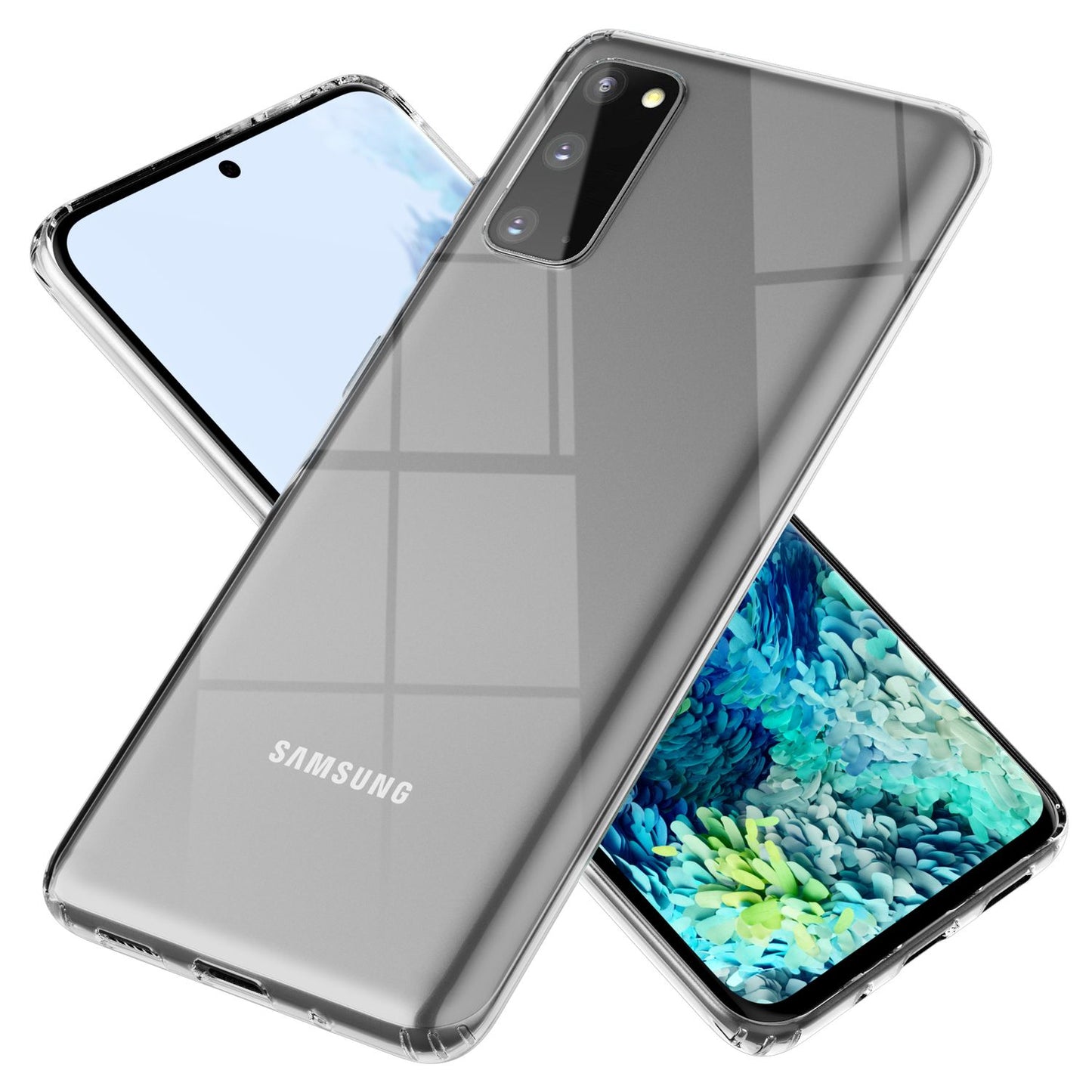 NALIA Klare Schutz Hülle für Samsung Galaxy S20 / S20 5G, Hard Case Handy Cover