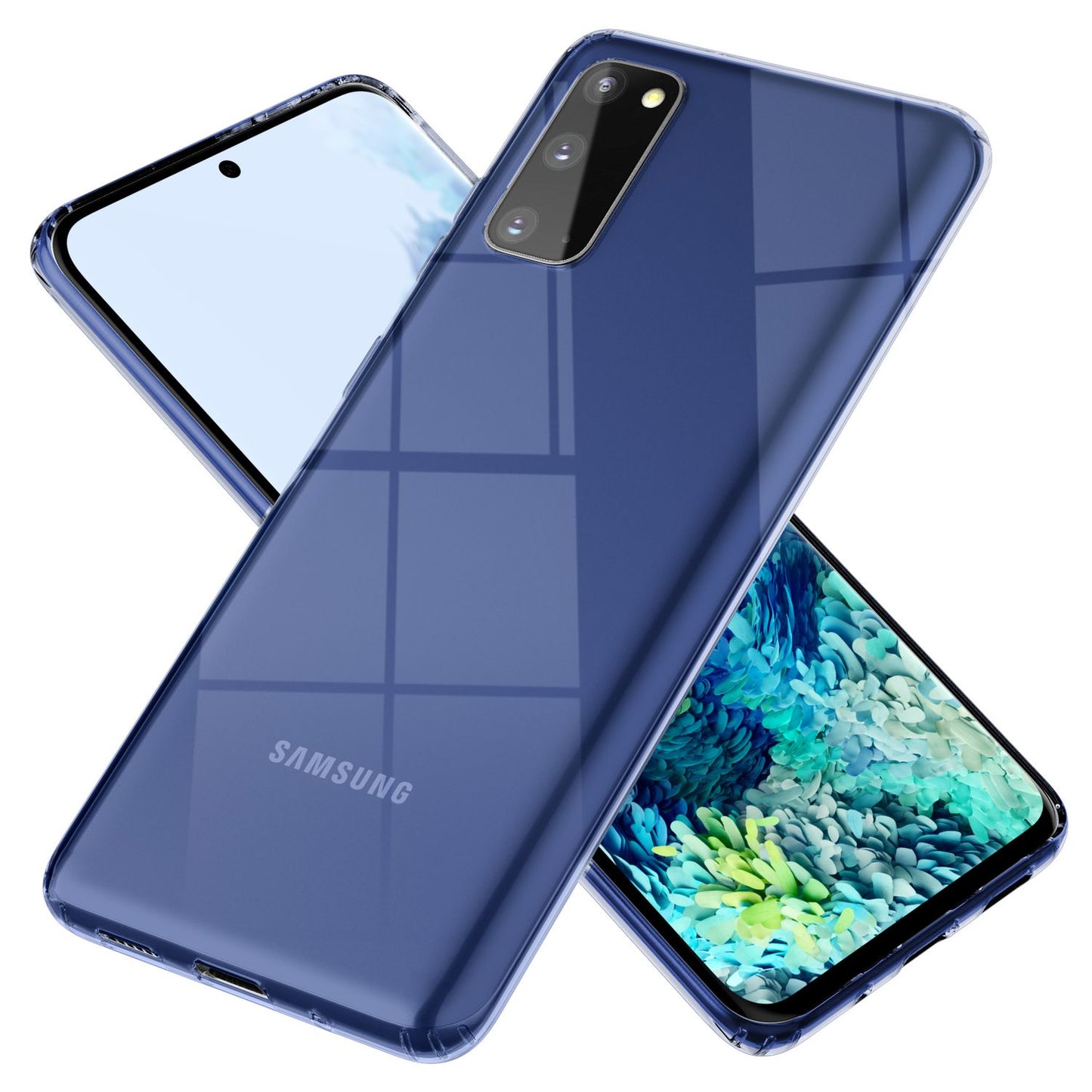 NALIA Klare Schutz Hülle für Samsung Galaxy S20 FE, Hard Case Clear Handy Cover