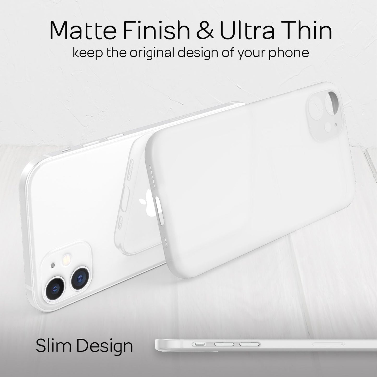 NALIA IPhone 12 Mini Extra Dünn Premium Hard Case - Ultra Slim Passgenau 0,3mm Dicke