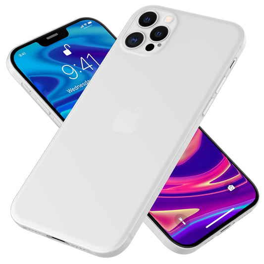 NALIA Husă extra subțire și rigidă pentru iPhone 12 Pro Max, husă de telefon ultra subțire