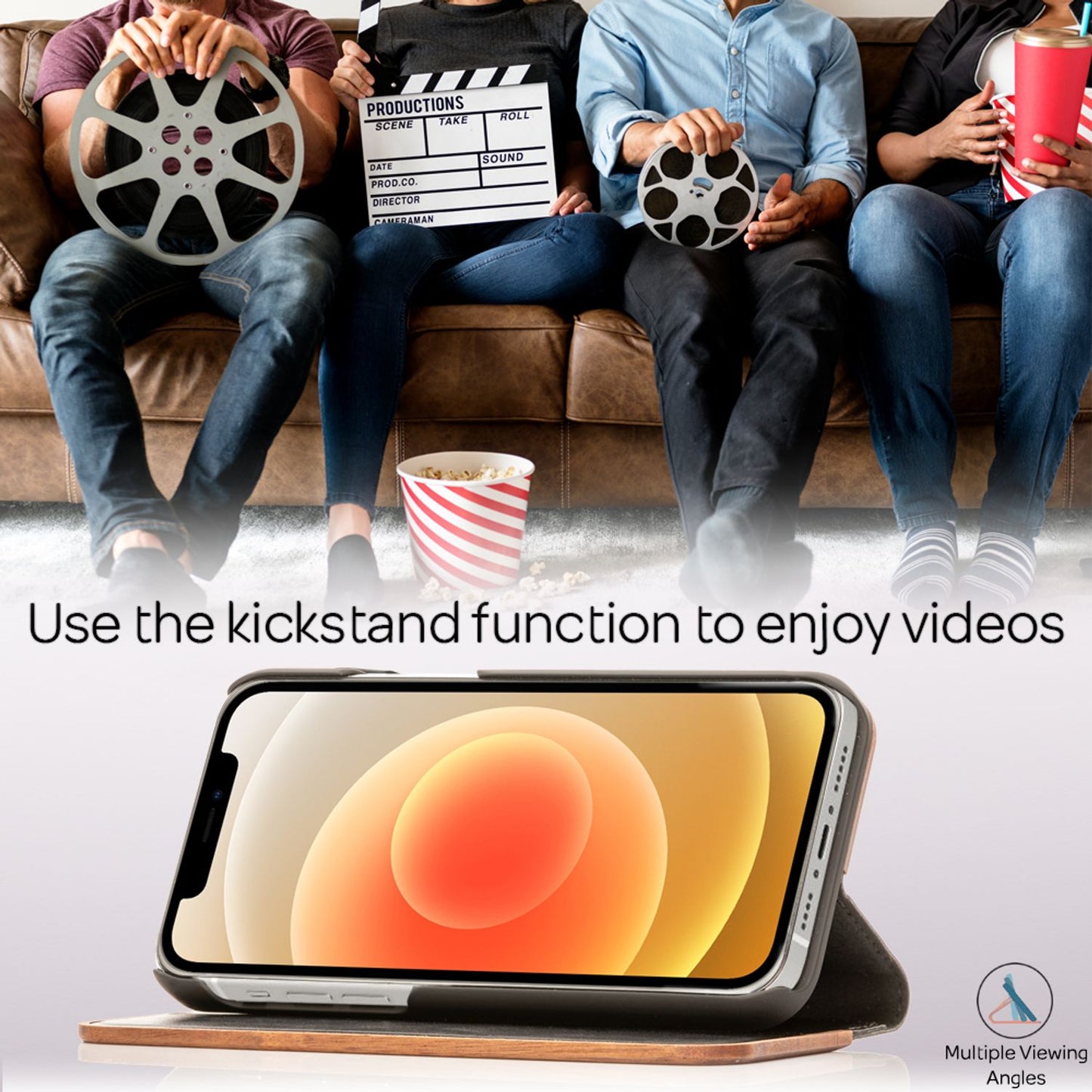 Husă NALIA din lemn masiv - Dimensiuni compatibile cu iPhone 12 Pro Max, Material lemn de nuc FSC, Greutate redusă