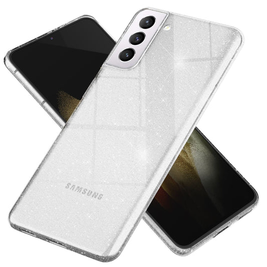 NALIA Galaxy S21 Glitzer Hülle - Glitzerndes Design, Größe 15 X 7 cm, Dicke 1,2 mm, Gewicht 18 g