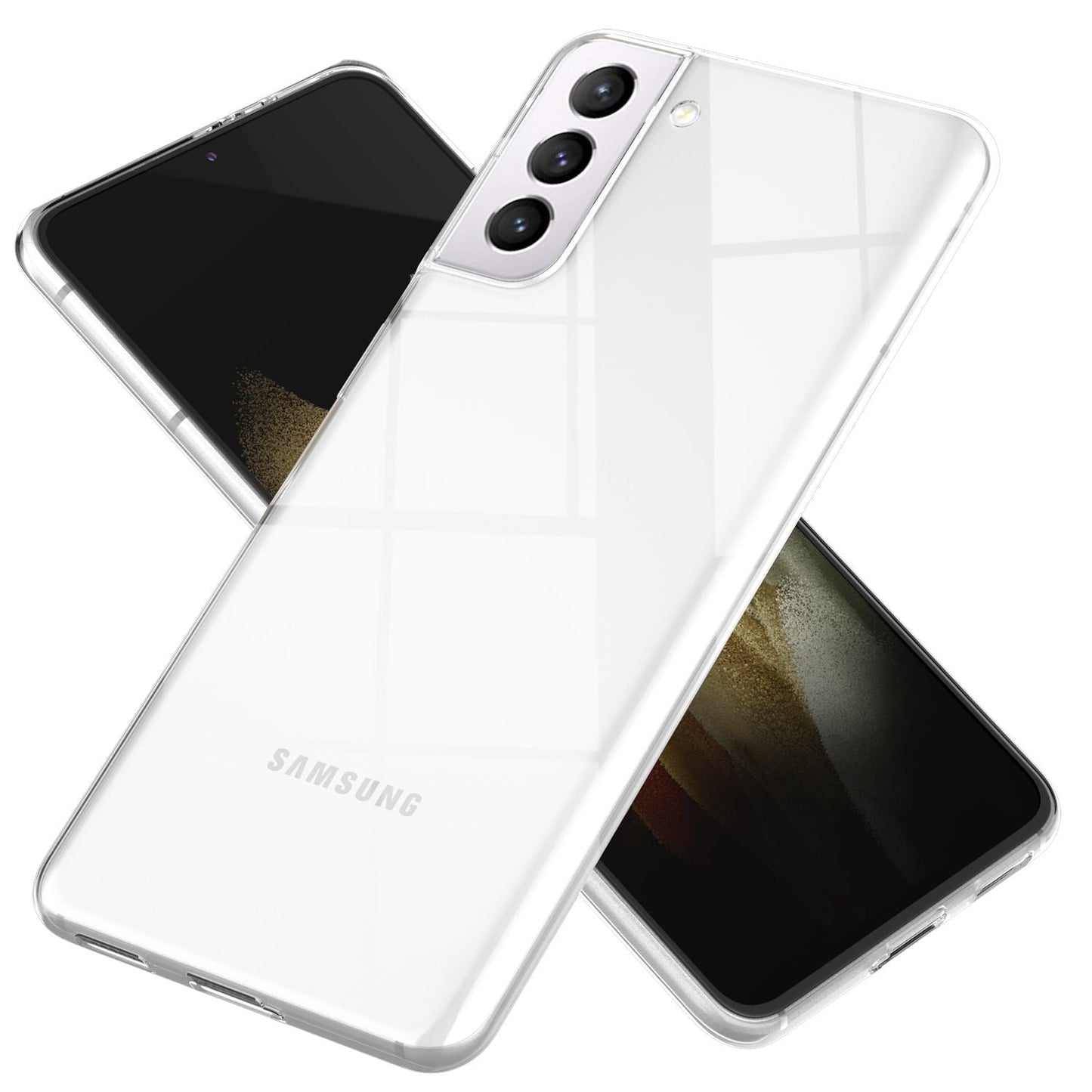 NALIA Galaxy S21 AirFlex Transparent - Silikon Hülle Klar Dicke 1,0 mm Passgenau Material Silikon