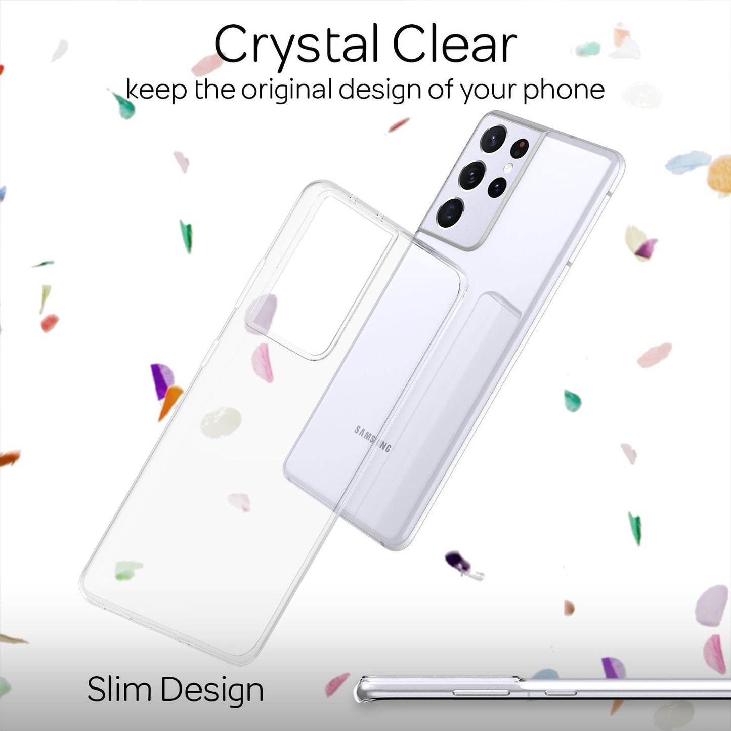 Husă NALIA AirFlex pentru Galaxy S21, ultratransparentă, din silicon - grosime 0,7 mm, greutate 9 g