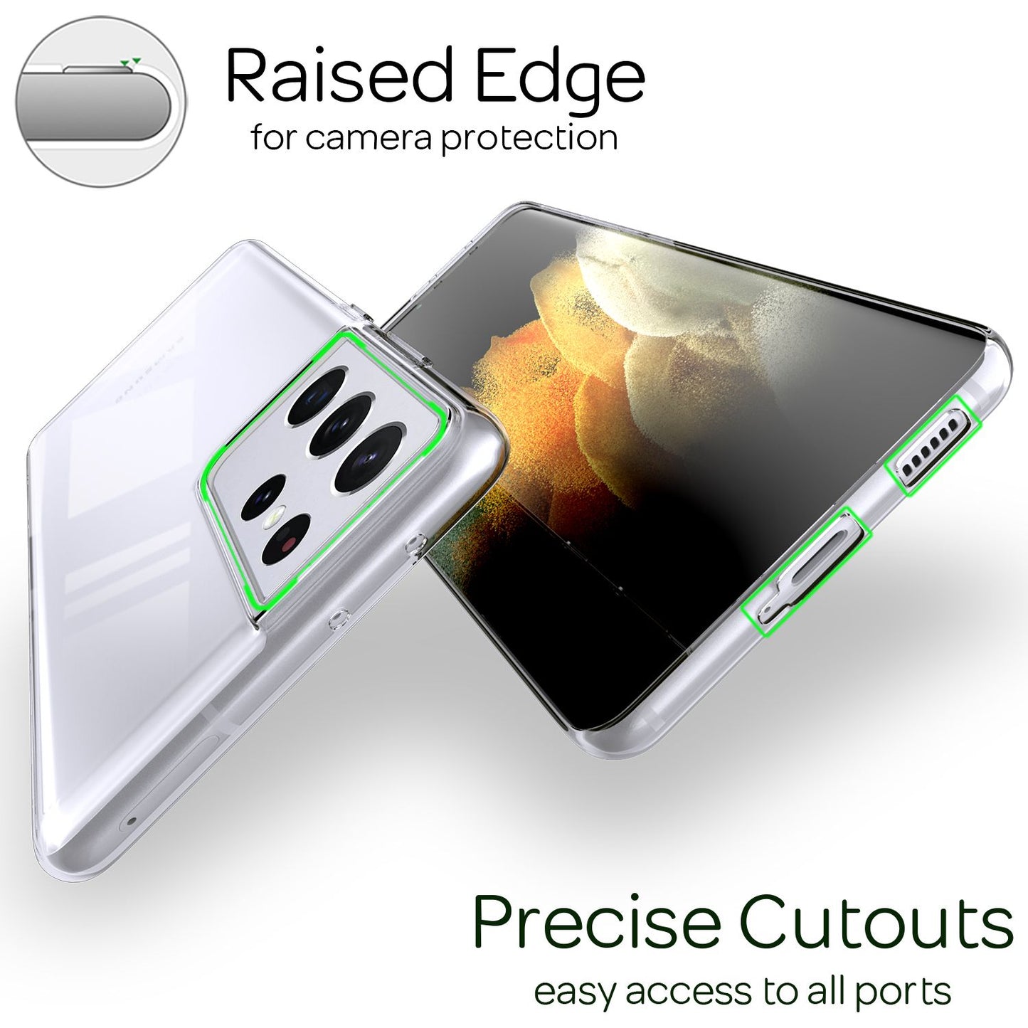 Husă NALIA AirFlex pentru Galaxy S21, ultratransparentă, din silicon - grosime 0,7 mm, greutate 9 g