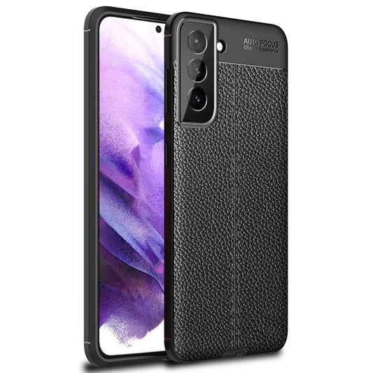 Husă NALIA Design cu aspect de piele, protecție premium pentru Galaxy S21 Plus - Compatibilă cu Galaxy S21 Plus, silicon TPU, subțire