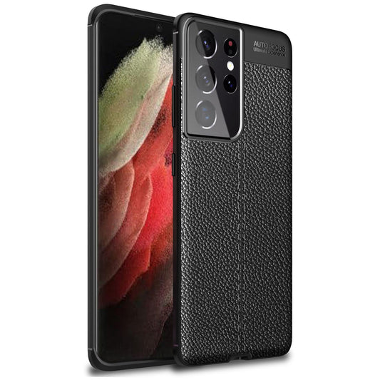 Husă de telefon NALIA Design pentru Samsung Galaxy S21 Ultra, aspect piele