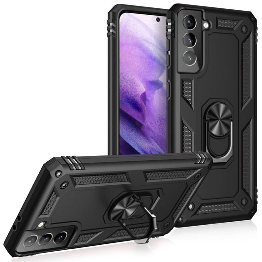 NALIA Ring Handy Hülle für Samsung Galaxy S21 Plus, Schutz Tasche Cover Case