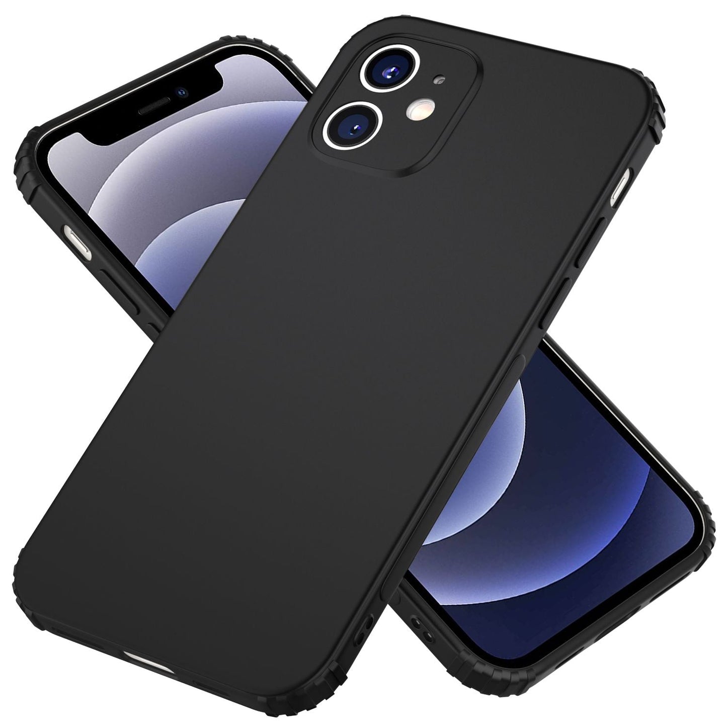 NALIA Arrow Ultra-Slim Matte Hülle - 0,5 mm Dicke, Silikon, Kompatibel IPhone 12 Mini