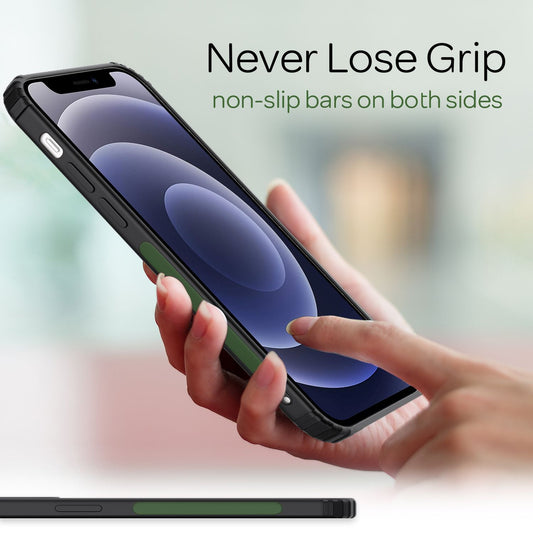 NALIA Arrow Ultra-Slim Matte Hülle - 0,5 mm Dicke, Silikon, Kompatibel IPhone 12 Mini