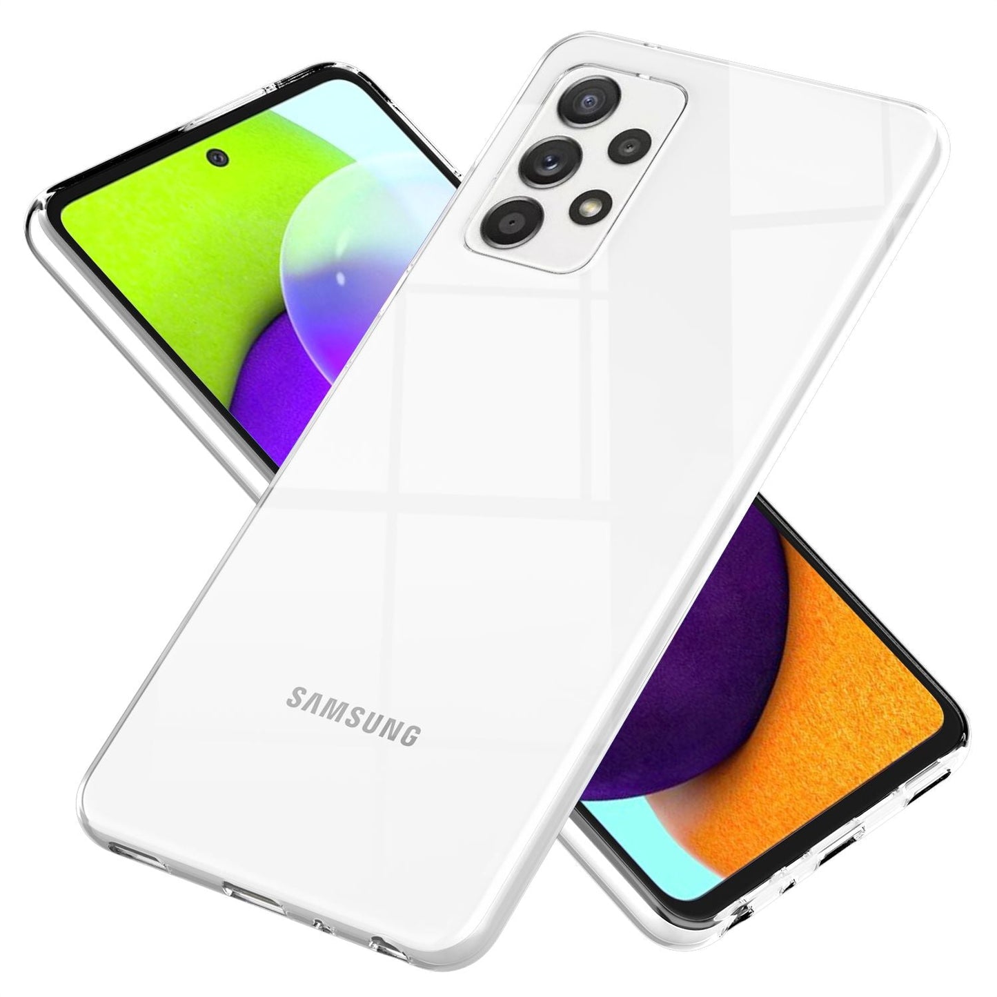 NALIA Husă transparentă AirFlex pentru Samsung Galaxy A52 5G - Dimensiune potrivită pentru A52 5G/A52/A52s 5G, TPU subțire