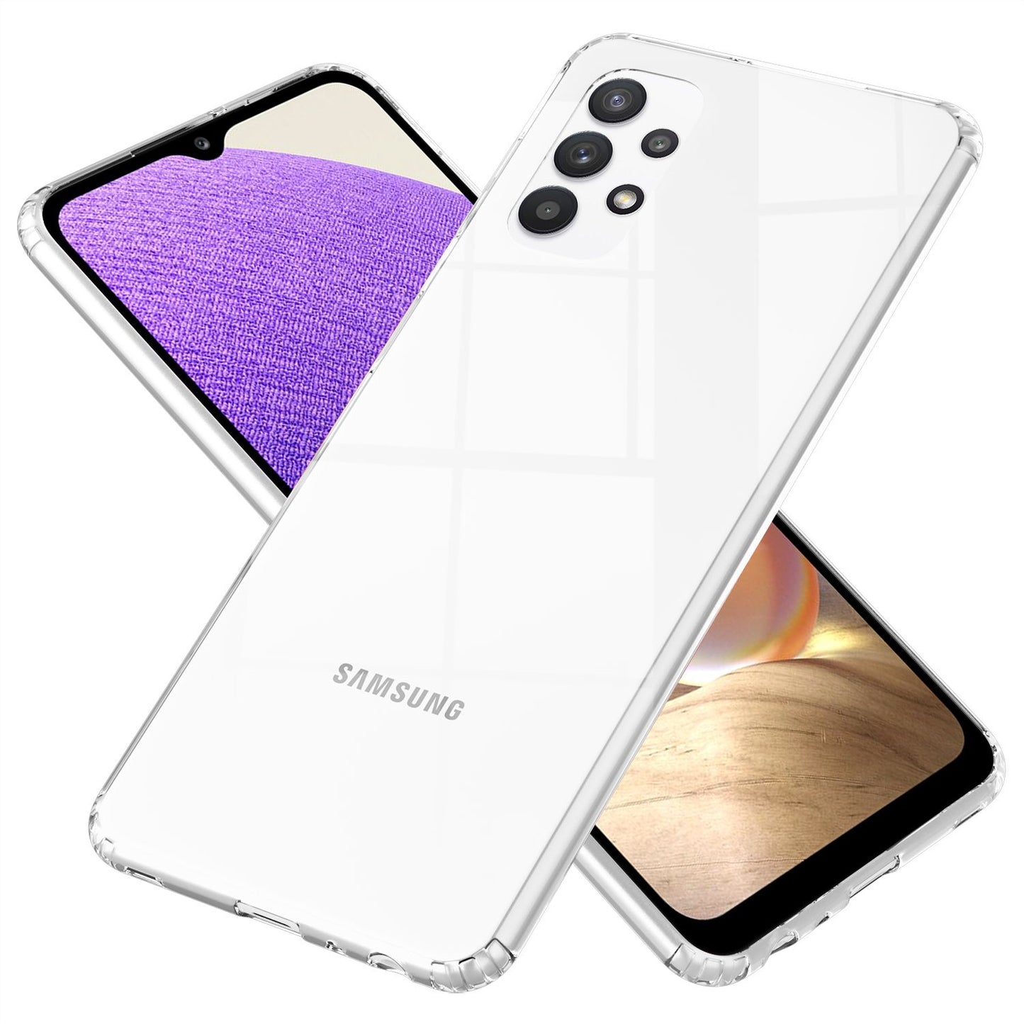 NALIA Klare Handyhülle Galaxy A32 5G Transparent Schutzhülle - Passgenau, Kratzfest