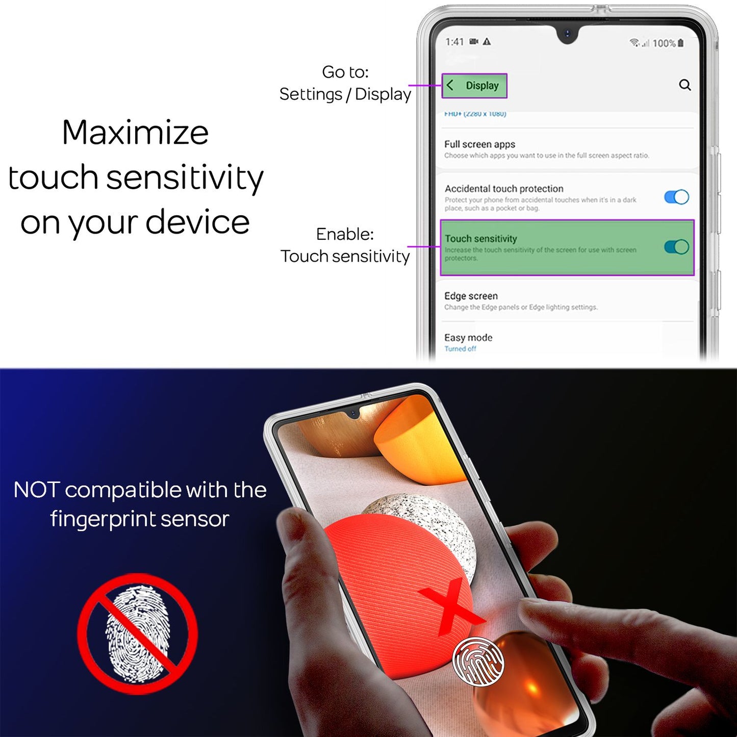 NALIA 360 Grad Handy Hülle - Kompatibel Galaxy A42 5G, Transparent, 360 Grad Schutz
