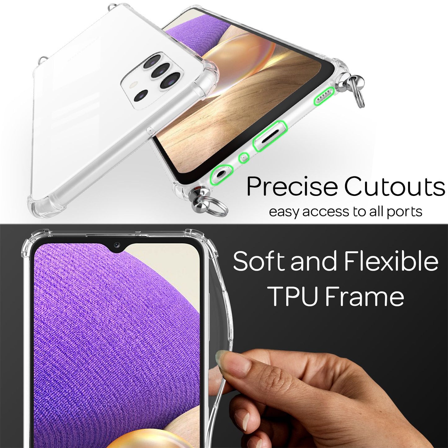 NALIA Hangit Hülle Galaxy A32 5G - Abmessung 7x12 CM Gewicht 40 G