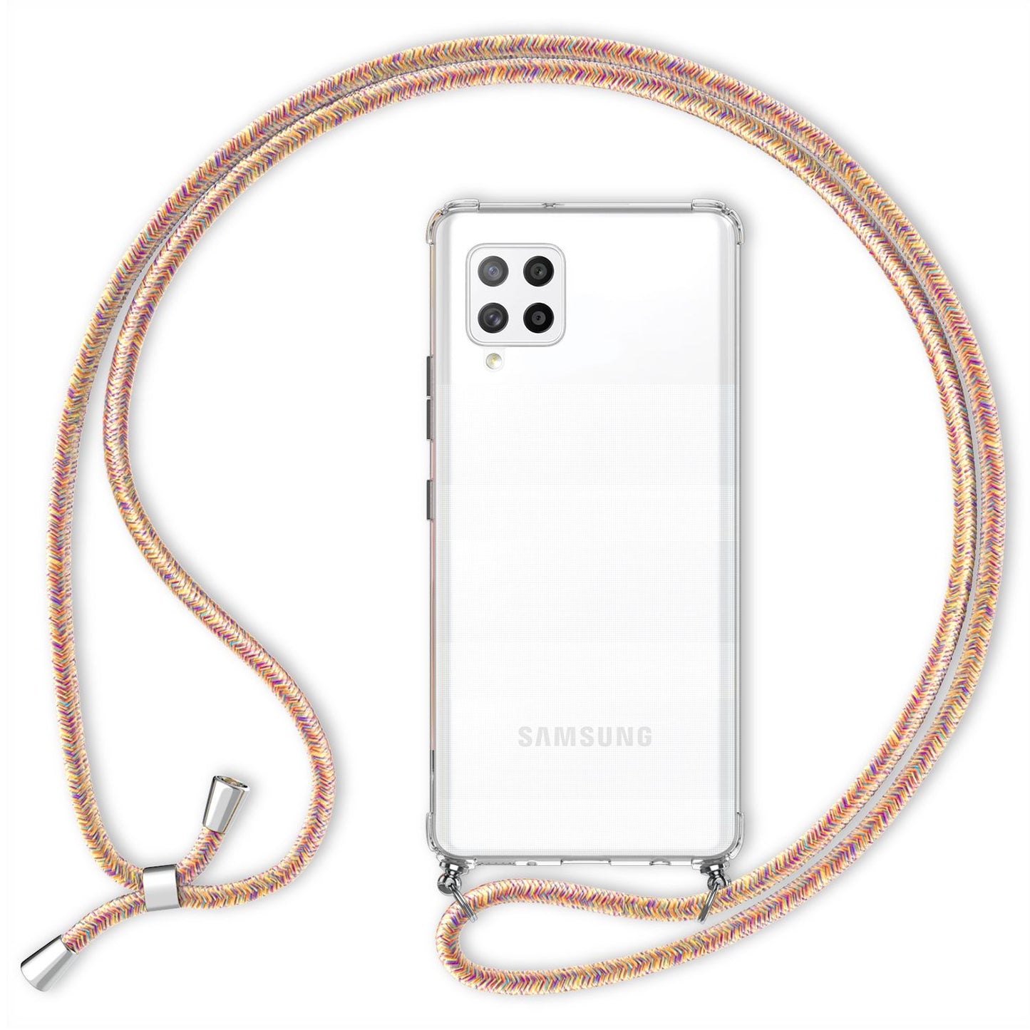 NALIA Hülle Mit Kette Galaxy A42 5G - Transparent, Leicht, Passgenaue Abmessungen