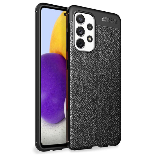 Husă NALIA Design pentru Samsung Galaxy A72, aspect piele - Husă de protecție din silicon, subțire, rezistentă la zgârieturi