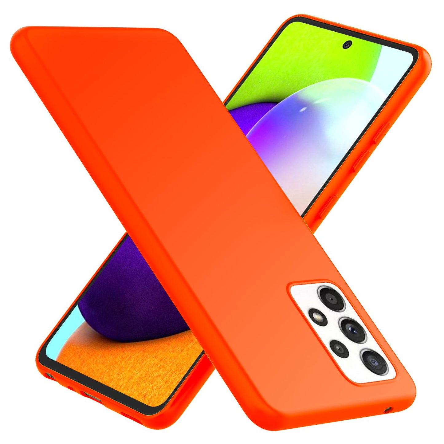 NALIA Neon Case - Silikon TPU Passgenau Hochwertiger Schutz Für Galaxy A52 5G A52 A52s 5G Leichte Dünne Hülle