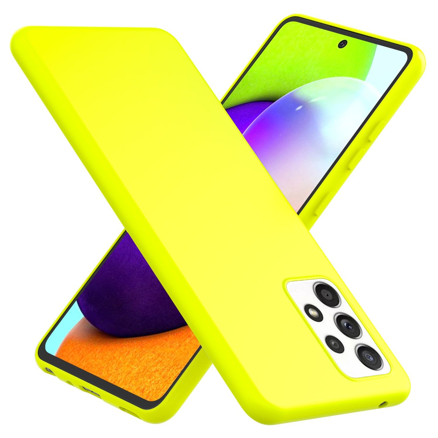 NALIA Neon Case - Silikon TPU Passgenau Hochwertiger Schutz Für Galaxy A52 5G A52 A52s 5G Leichte Dünne Hülle