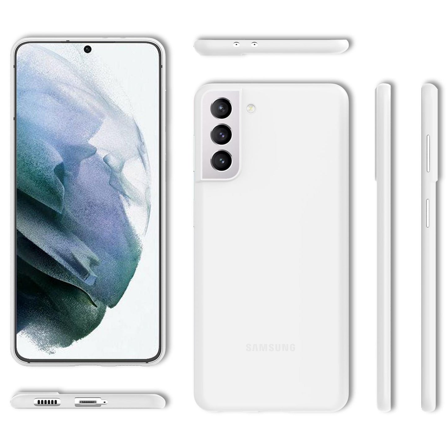 Husă rigidă extra subțire NALIA pentru Samsung Galaxy S21, husă de telefon ultra subțire