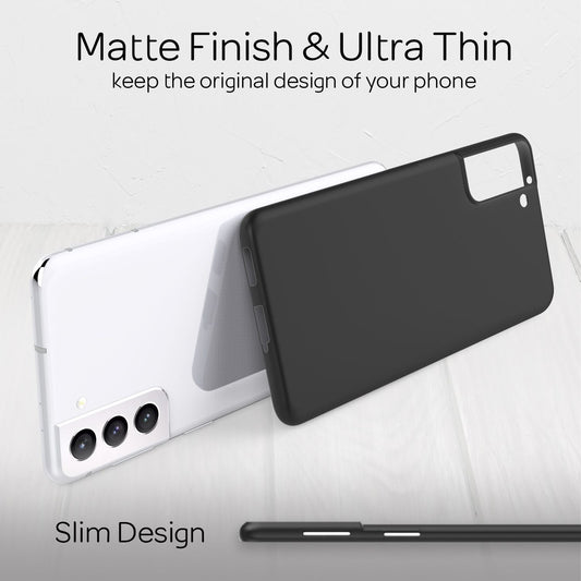 NALIA Extra Dünn Hard Case für Samsung Galaxy S21 Plus, Slim Handy Hülle Cover