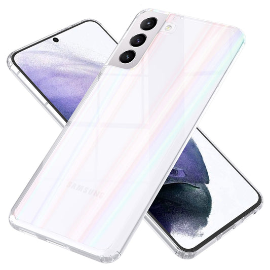 NALIA Hartglas Case Galaxy S21 Plus Regenbogen - Material Hartglas Transparent Abmessungen 15,2 x 7,4 cm Gewicht 9 g