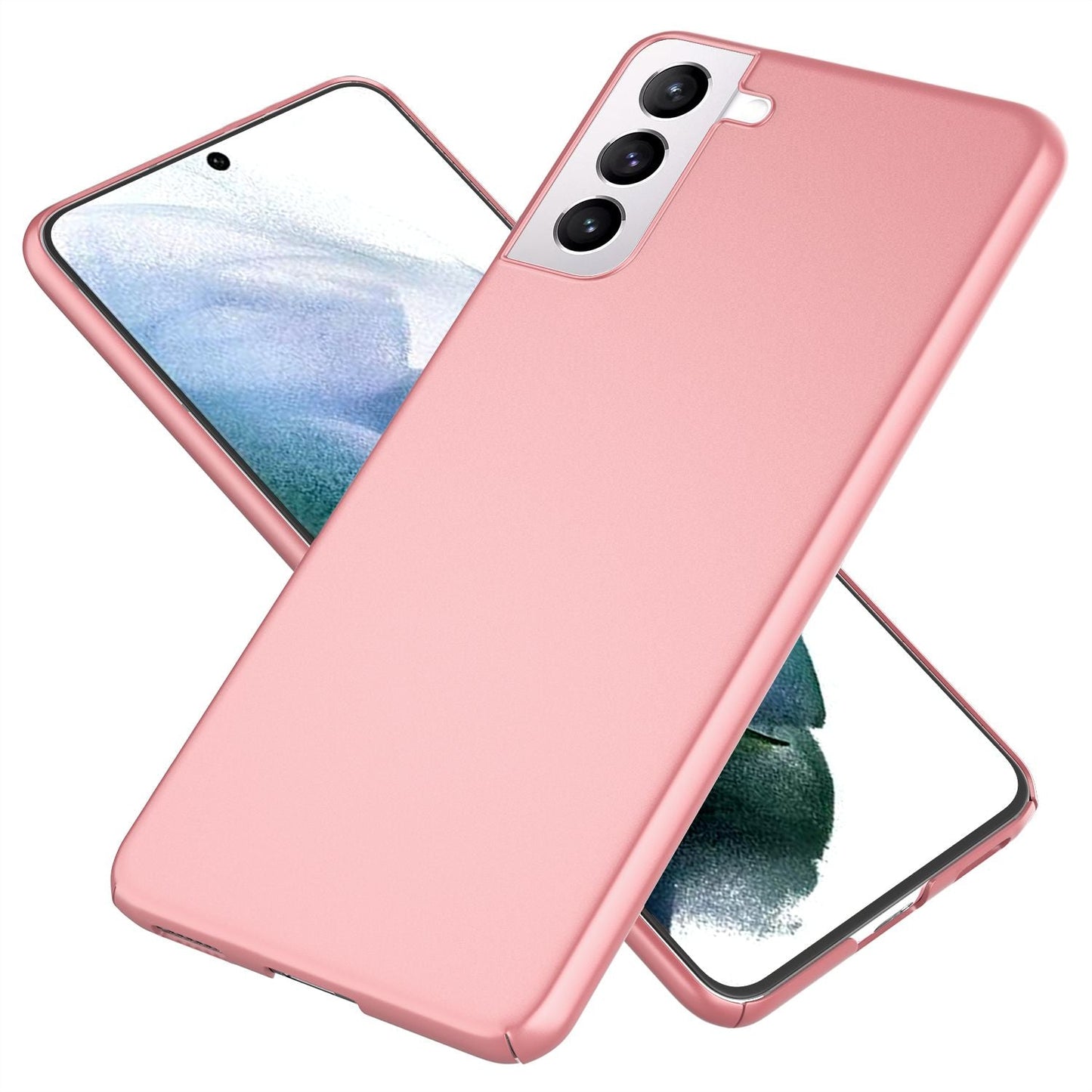 NALIA Hard Case für Samsung Galaxy S21, Dünn Handy Hülle Phone Cover Bumper Etui