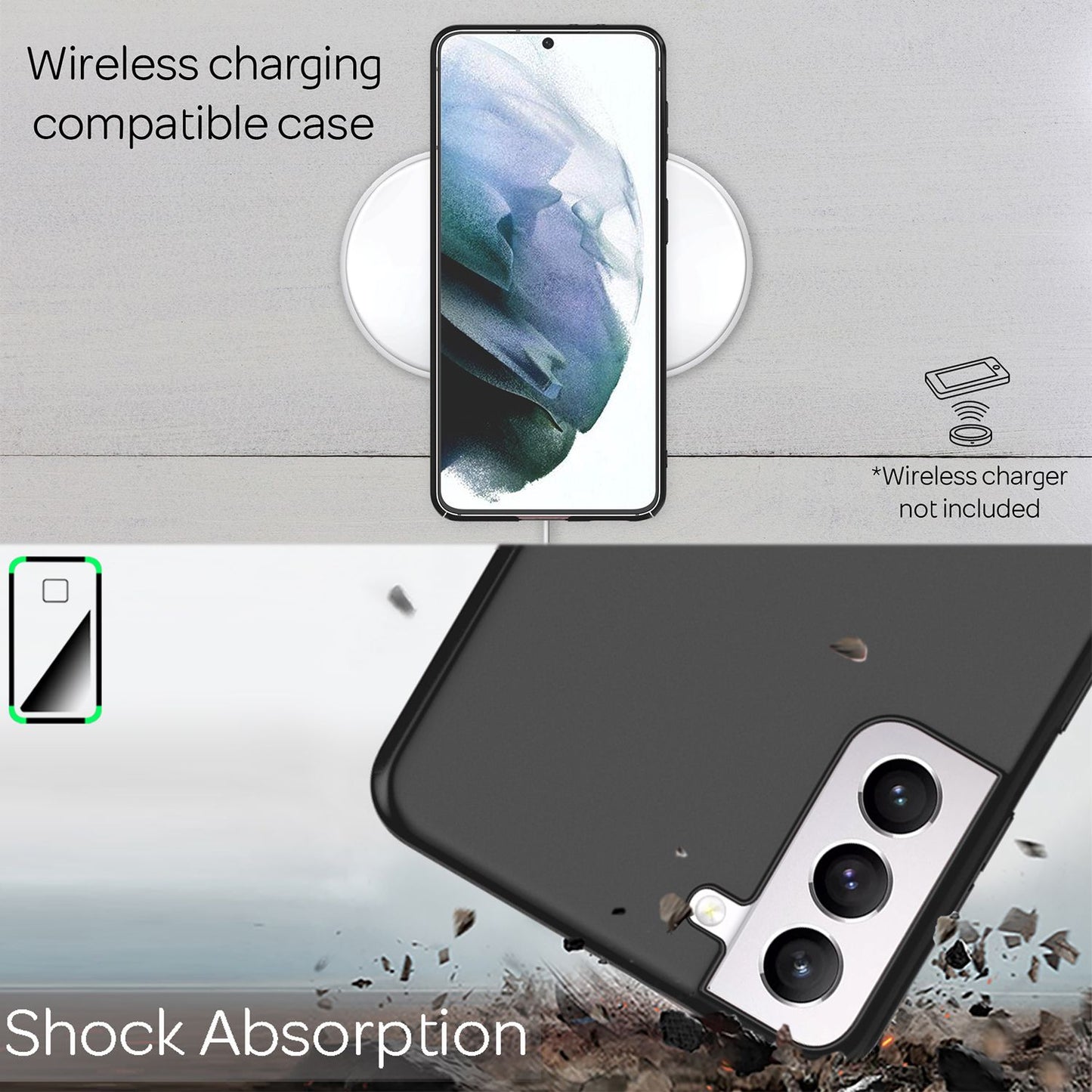 NALIA Hard Case für Samsung Galaxy S21, Dünn Handy Hülle Phone Cover Bumper Etui