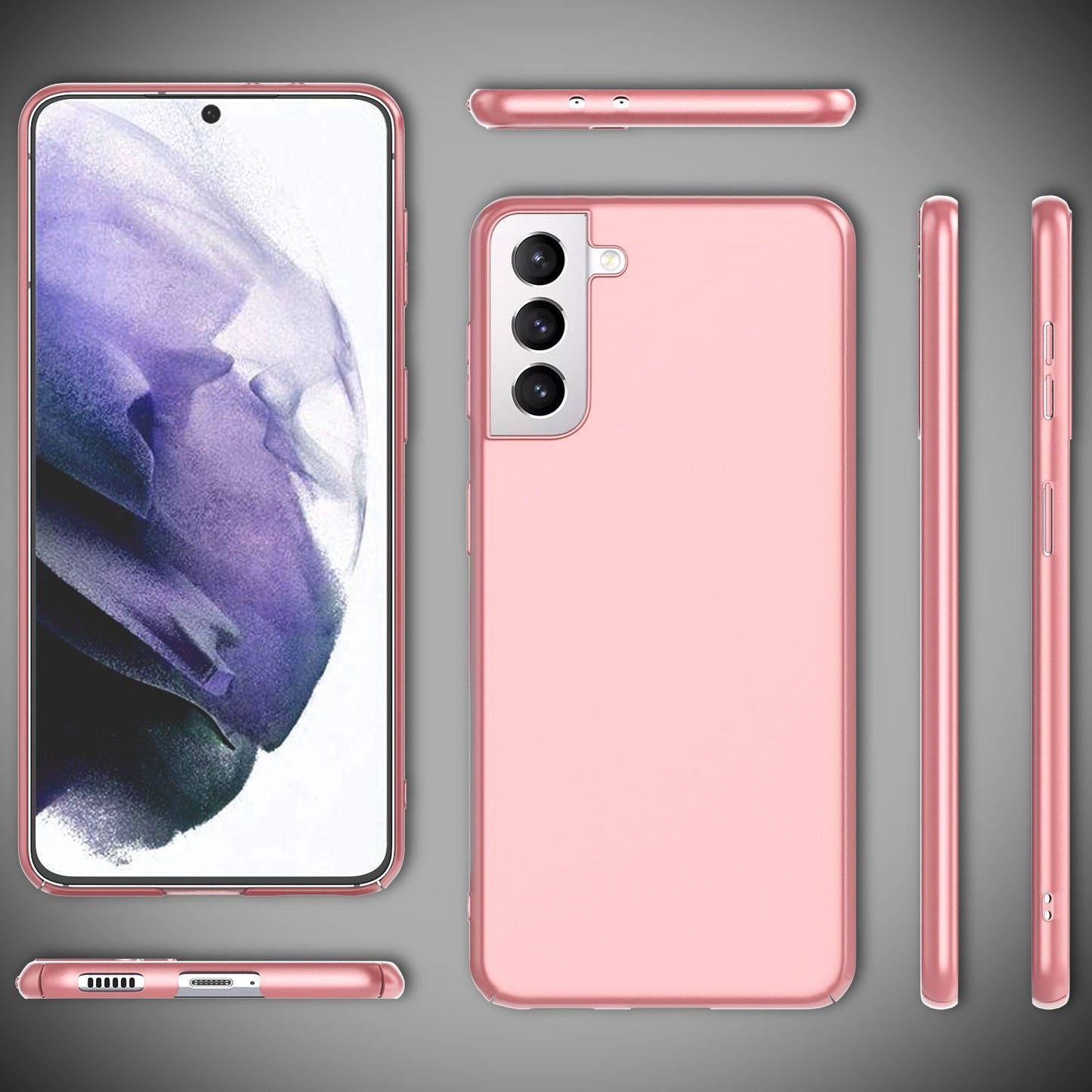 NALIA Hard Case Ultra Dünn - 0,5 mm Stärke, Passgenau, Kompatibel Galaxy S21 Plus