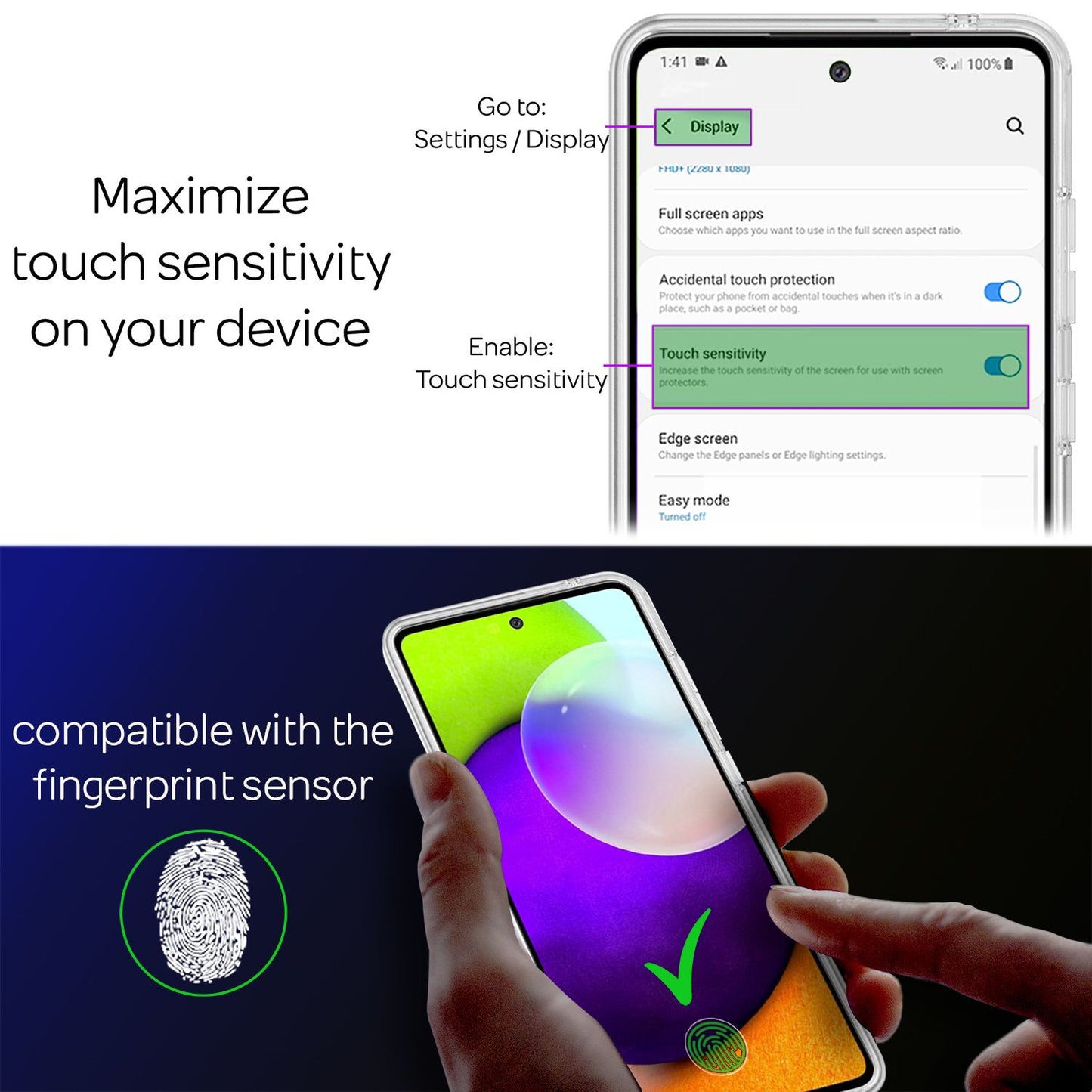 NALIA 360 Grad Handy Hülle für Galaxy A52 5G / A52, Transparent Full Cover Case
