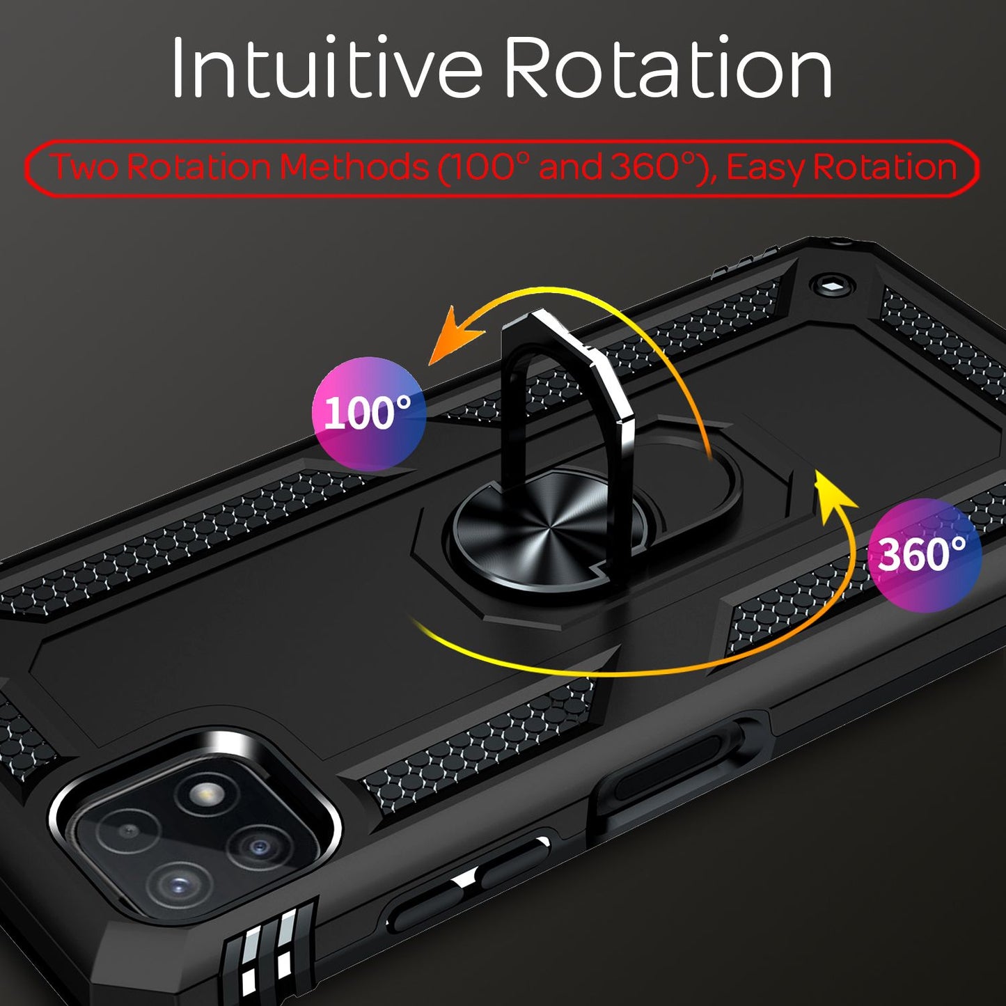 Husă NALIA Berlin pentru Galaxy A22 5G, în stil militar - Capacitate mare, absorbție performantă a șocurilor, dimensiuni care se potrivesc perfect