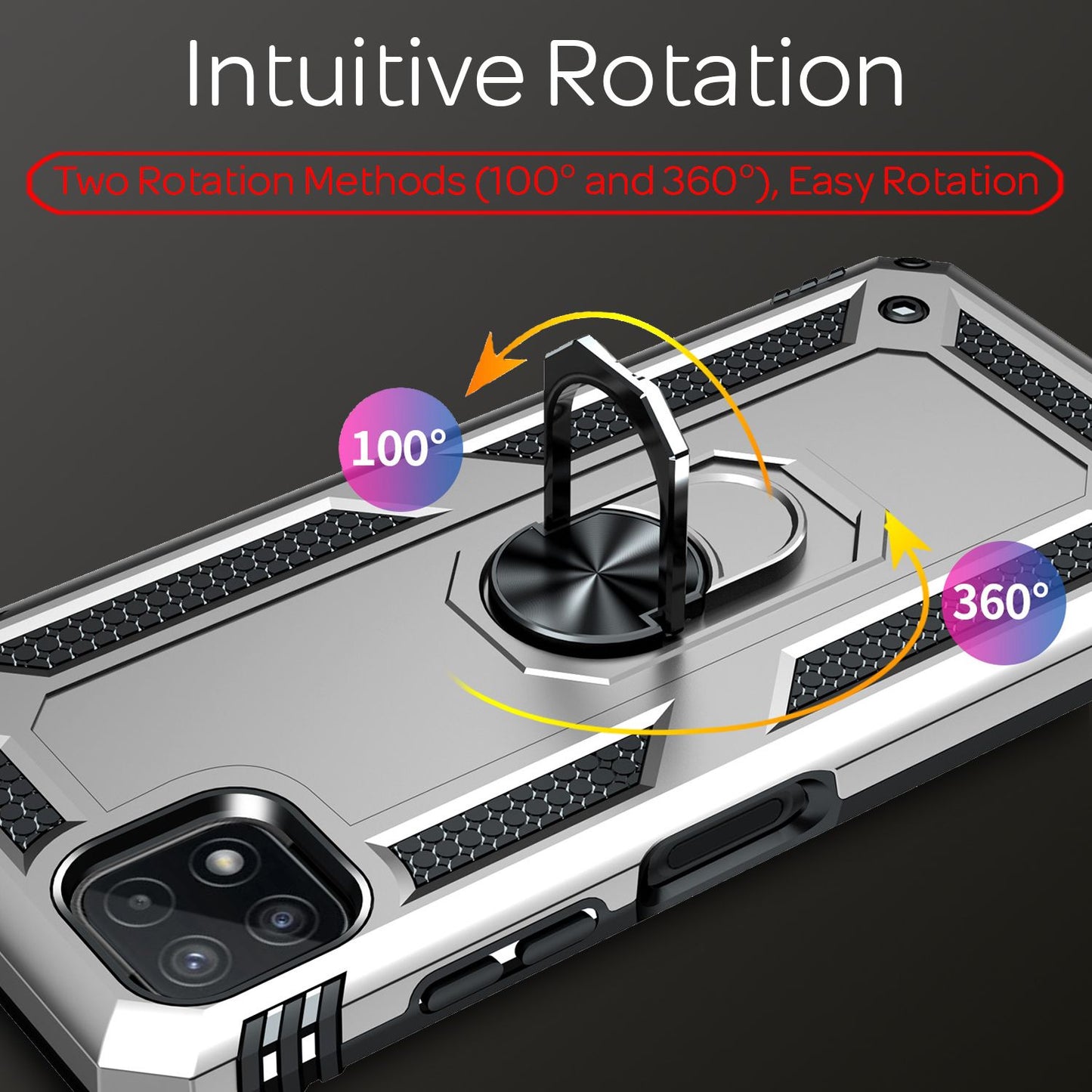 Husă NALIA Berlin pentru Galaxy A22 5G, în stil militar - Capacitate mare, absorbție performantă a șocurilor, dimensiuni care se potrivesc perfect