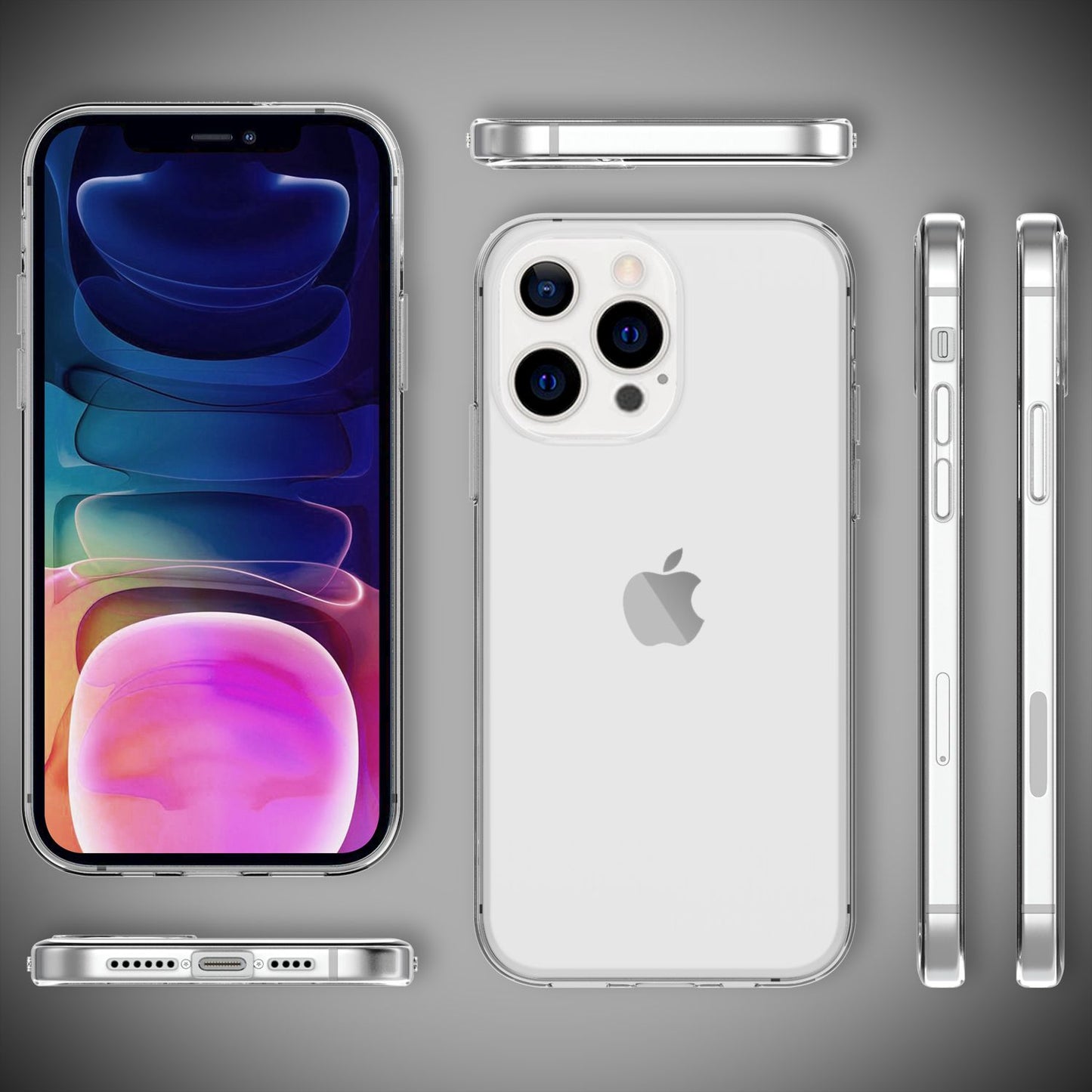 NALIA IPhone 13 Pro Max AirFlex Klarheit Silikonhülle - Material Silikon, Transparent, Passgenau
