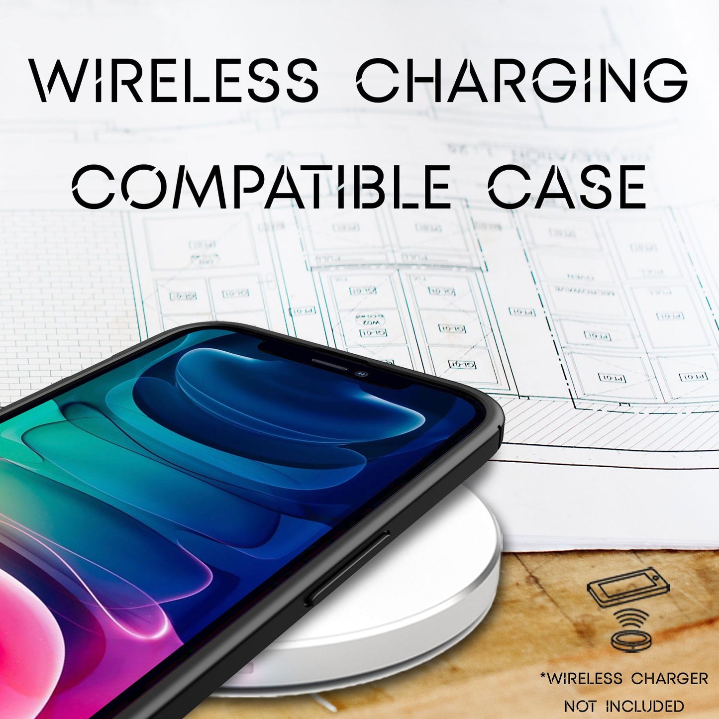 NALIA Barron Leder Look Hülle - Größe IPhone 13, Material TPU Silikon, Anti-Fingerabdruck