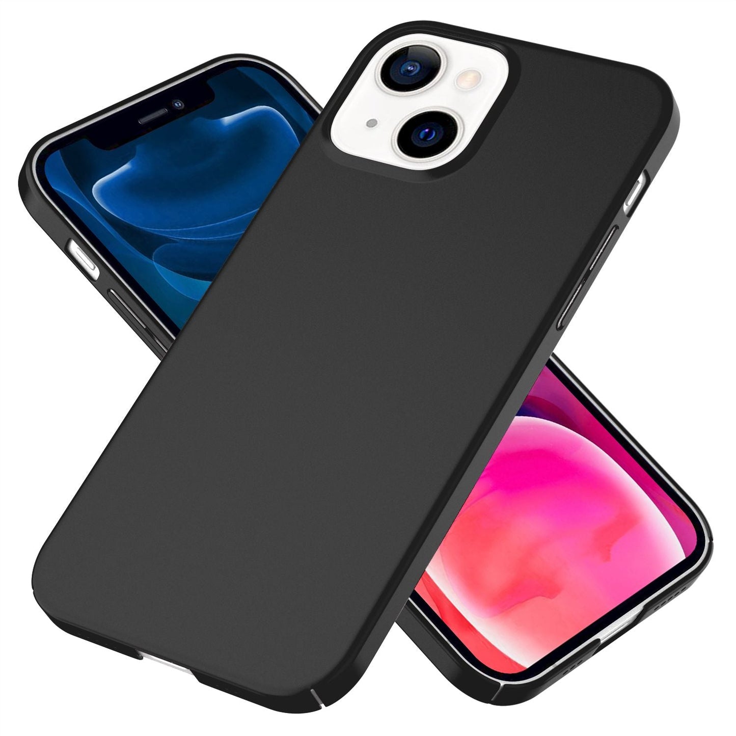 Husă NALIA Berlin Slim - Grosime 0,5 mm, Potrivire perfectă pentru iPhone 13 Mini, Finisaj Mat