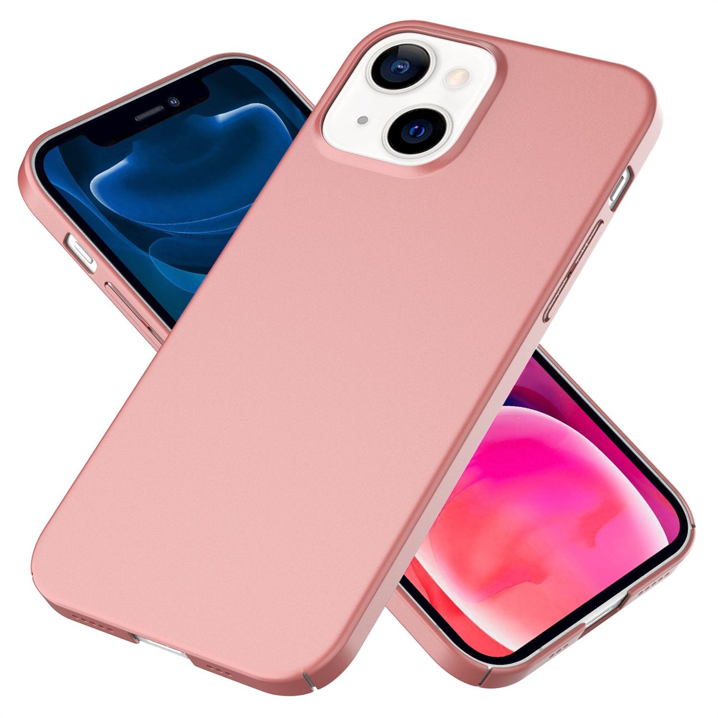 Husă NALIA Berlin Slim - Grosime 0,5 mm, Potrivire perfectă pentru iPhone 13 Mini, Finisaj Mat