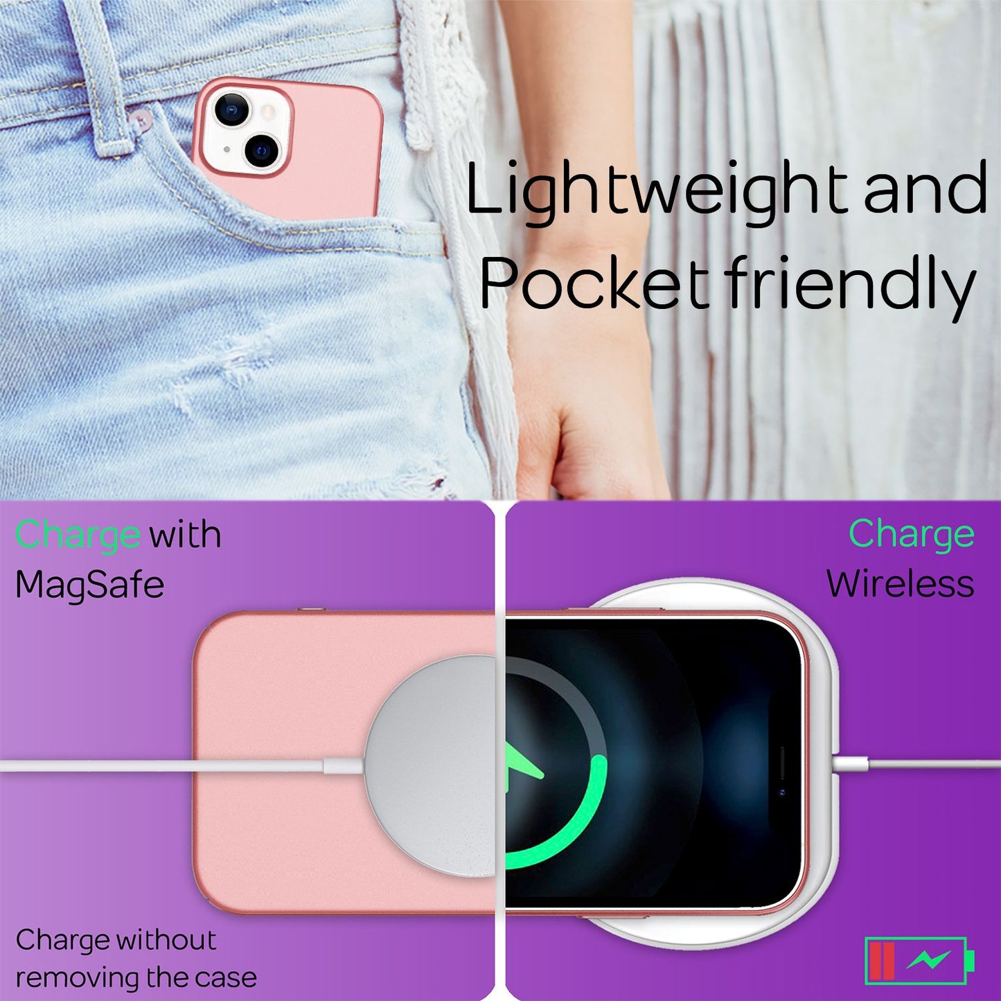 NALIA Iphone 13 Hülle Ultraflaches Design Mit Kratzschutz - 0,5 mm Dicke, Mattes Finish, Passgenau