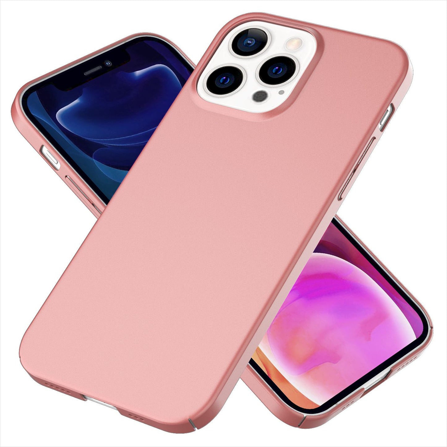 NALIA Berlin 0,5mm Dünne Handyhülle - Ultraleichter Schutz, Kompatibel iPhone 13 Pro Max, Matte Finish