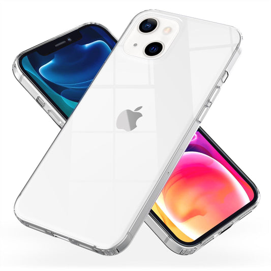 NALIA Ignite Hülle Klares Design - Kompatibel iPhone 13, Stoßfest, Transparente Rückseite