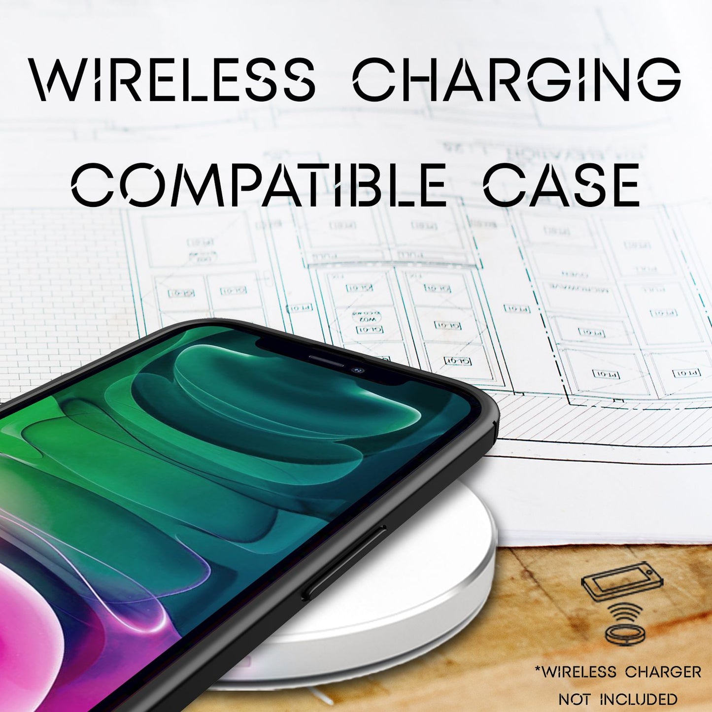 NALIA Barron Leder Look Hülle - Größe IPhone 13 Pro, Material TPU-Silik, Anti-Fingerprint