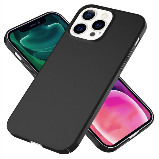 NALIA 0,5mm Dünne Handy Hülle für iPhone 13 Pro, Matt Hard Case Cover Bumper