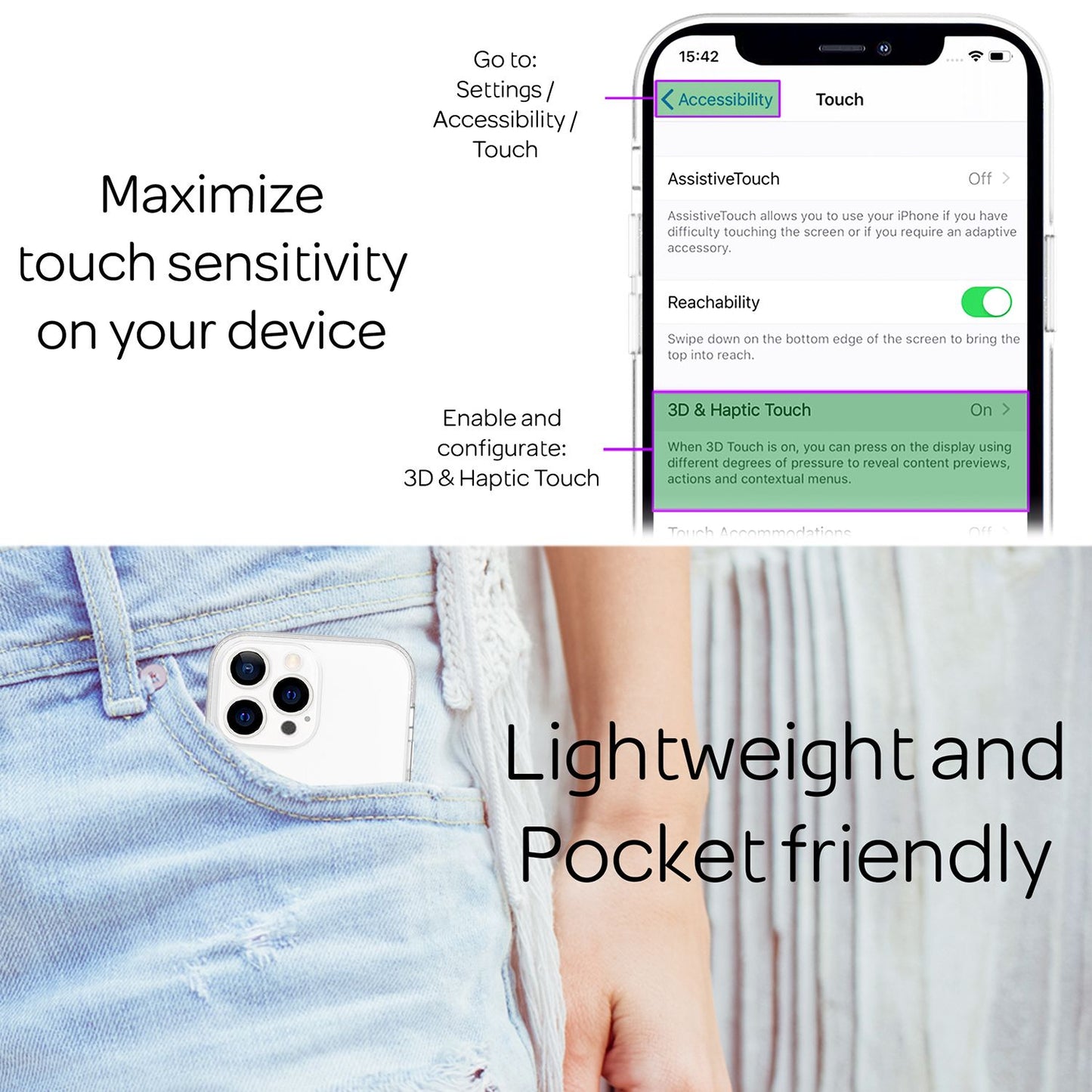 NALIA Klare 360° Schutzhülle - IPhone 13 Pro 6,1 Zoll Transparent Anti Gelb Silikon Und Hartcase