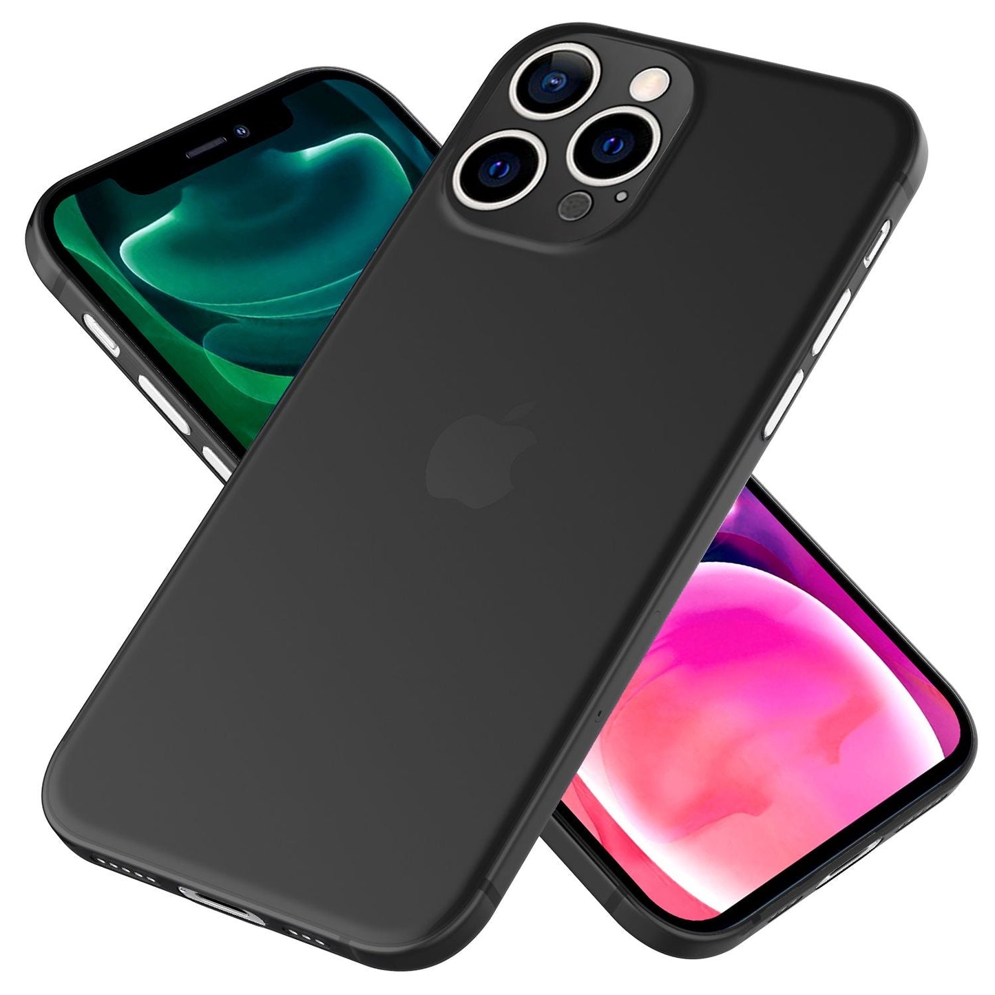 NALIA IPhone 13 Pro Extrem Dünnes Hardcase - Dicke 0,3mm, Transparent, Kompatibel mit iPhone 13 Pro