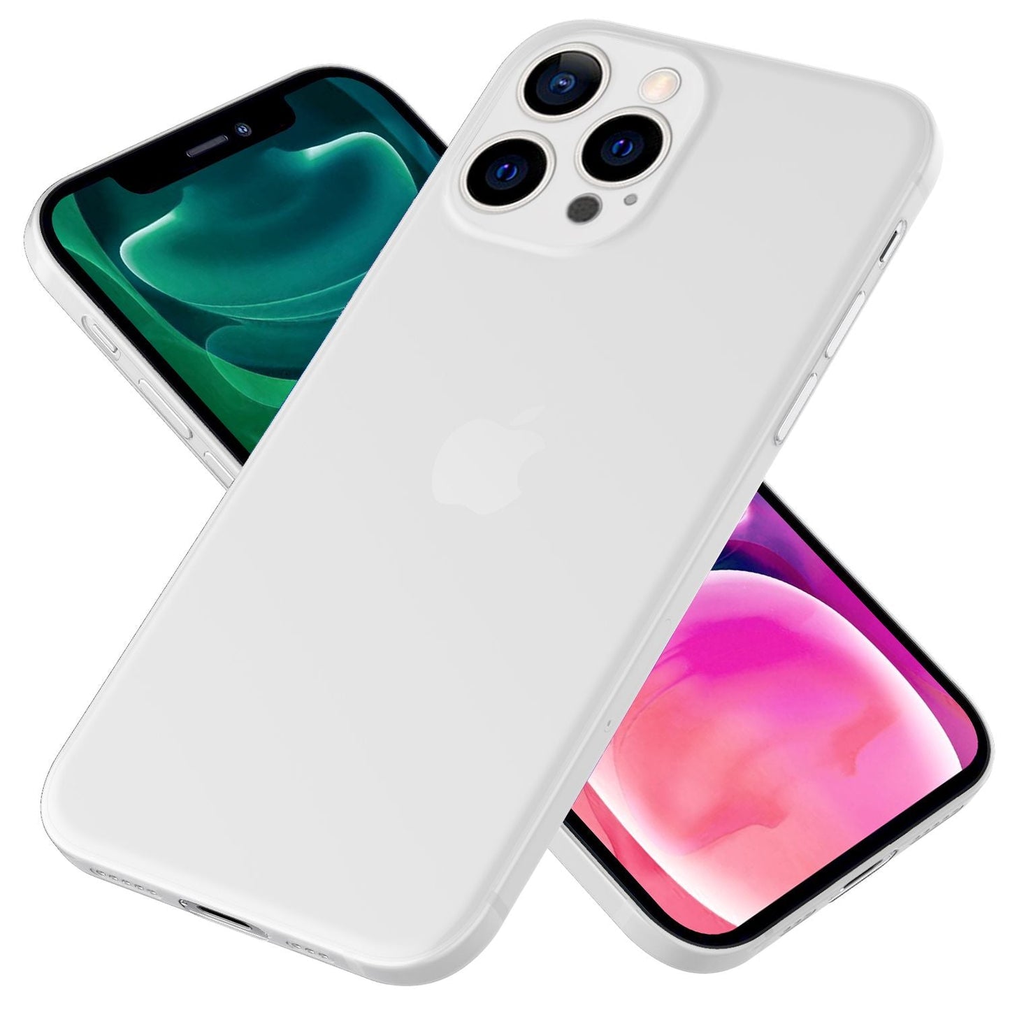 NALIA IPhone 13 Pro Extrem Dünnes Hardcase - Dicke 0,3mm, Transparent, Kompatibel mit iPhone 13 Pro