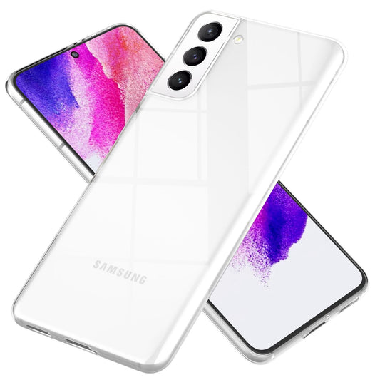 NALIA Klare Silikonhülle für Samsung Galaxy S21 FE, Transparent Anti-Gelb Durchsichtig, Robuste Handyhülle Schutzhülle
