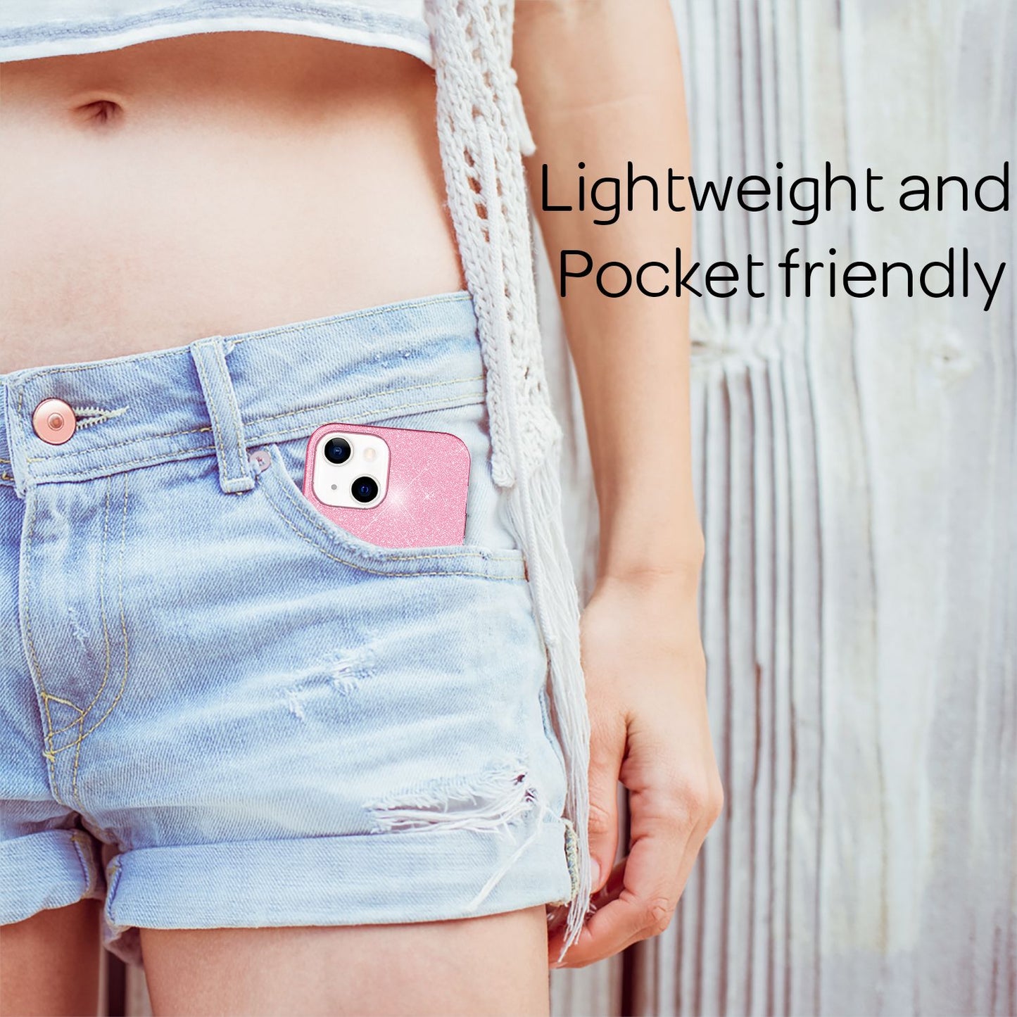 NALIA Robuste Glitzerhülle für iPhone 13, Stoßfeste Glänzende Glitzer Hybrid Schutzhülle Verstärkte Silikonhülle