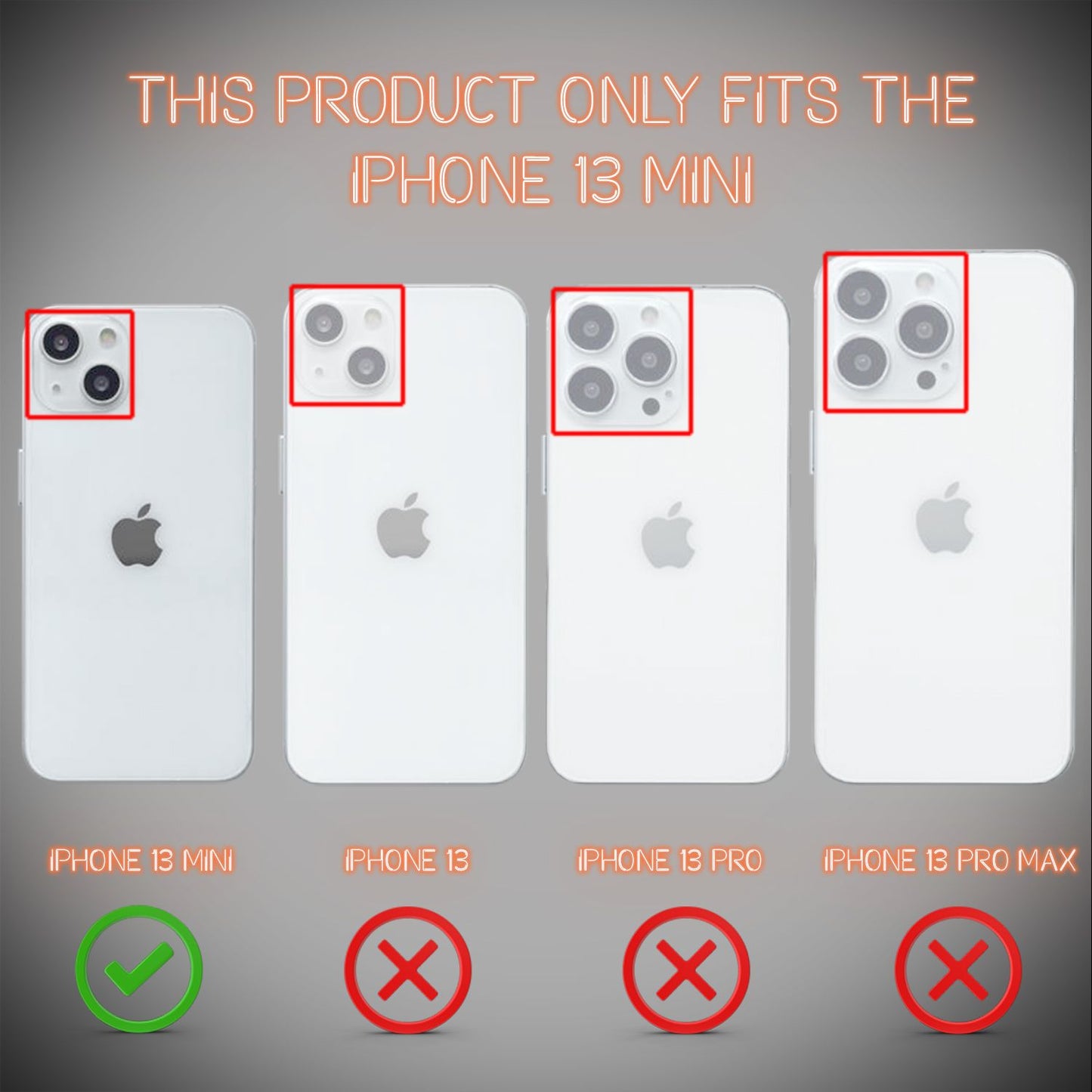 Husă de telefon NALIA Clear Neon - Compatibilă cu iPhone 13 Mini, Material: Silicon Neon, Dimensiune: Compactă