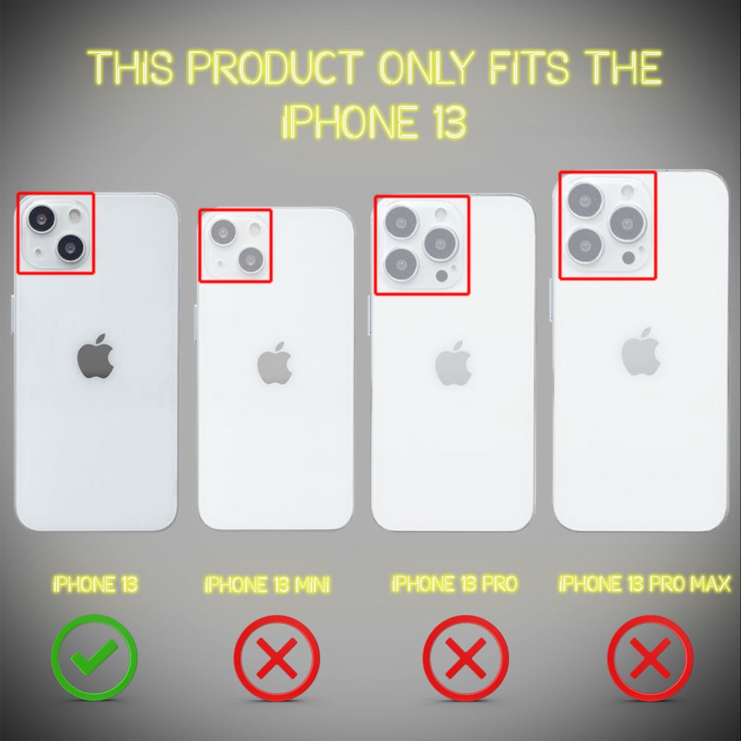 NALIA Carcasă transparentă neon Vibe Neon Silicone Case - Compatibilă cu iPhone 13, Material silicon, Culori neon