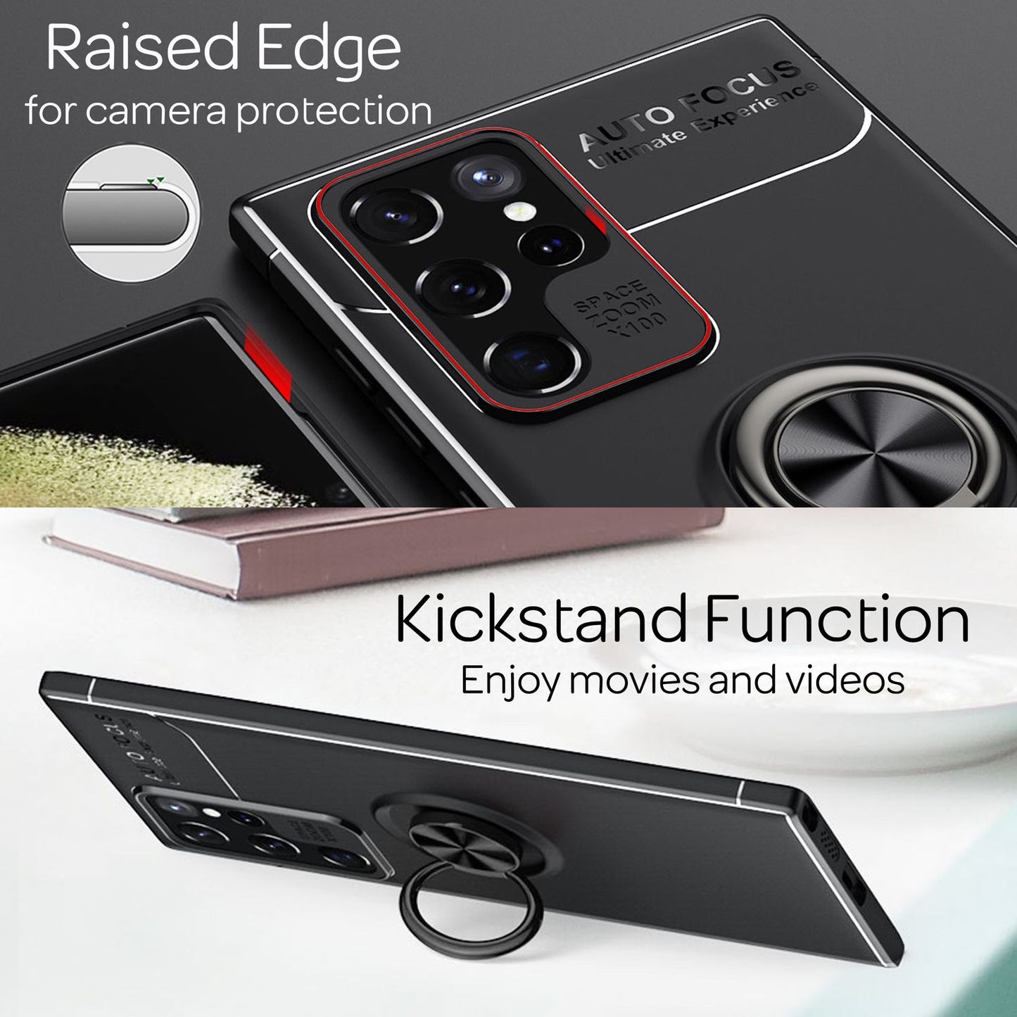 NALIA Ringhülle für Samsung Galaxy S22 Ultra