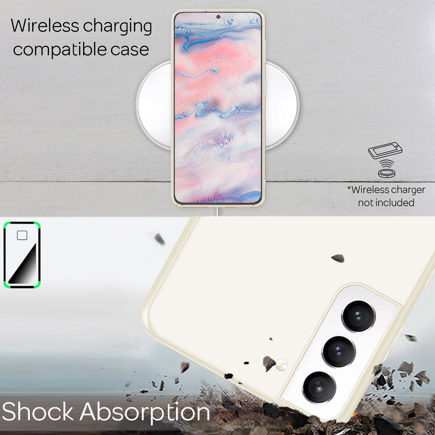 NALIA Ultra-Dünnes Hardcase für Samsung Galaxy S22